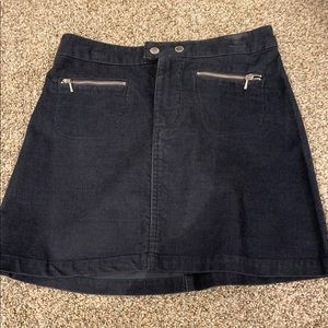 Black Jean/ Corduroy Skirt